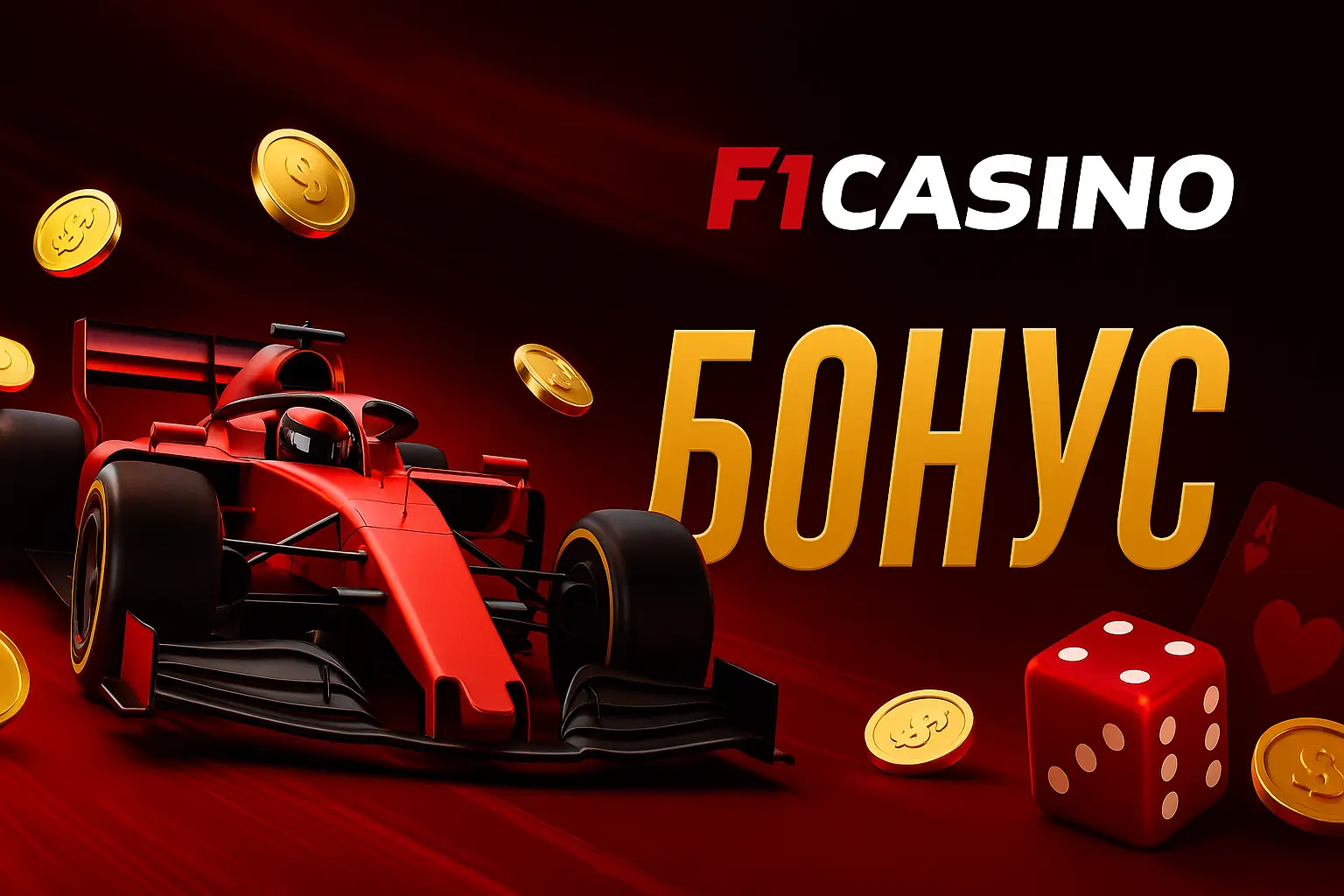 F1 Сasino бонуси