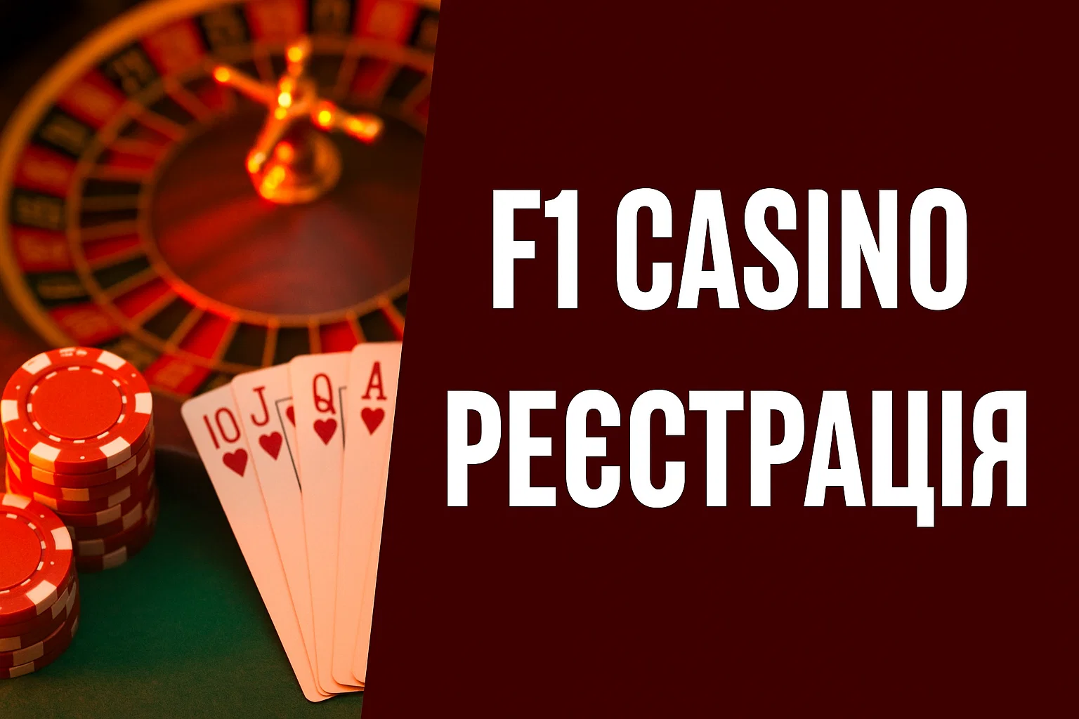 F1 Casino реєстрація